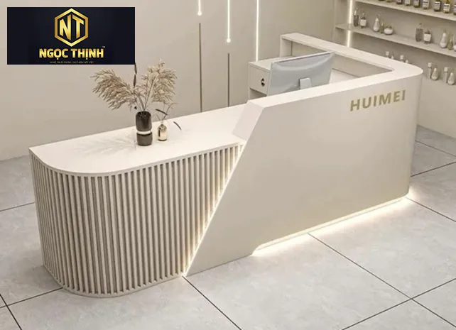 QUẦY LỄ TÂN SPA SANG TRỌNG GIÁ TỐT ĐỒNG NAI - QLT07